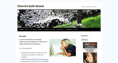 Desktop Screenshot of cherchebellefemme.com